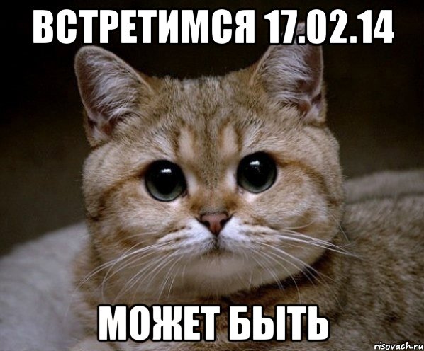 встретимся 17.02.14 может быть, Мем Пидрила Ебаная