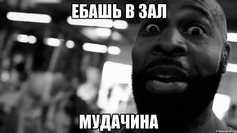 ебашь в зал мудачина