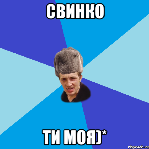 Свинко Ти моя)*, Мем Празднчний паца