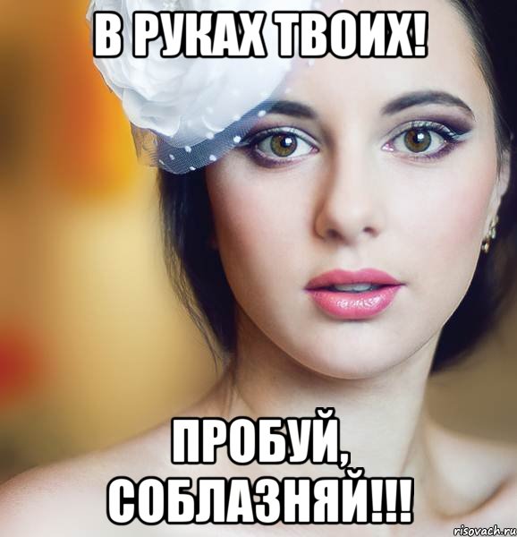 в руках твоих! пробуй, соблазняй!!!