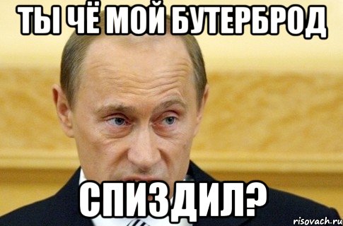 ты чё мой бутерброд спиздил?, Мем путин