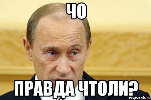 Чо правда чтоли?, Мем путин