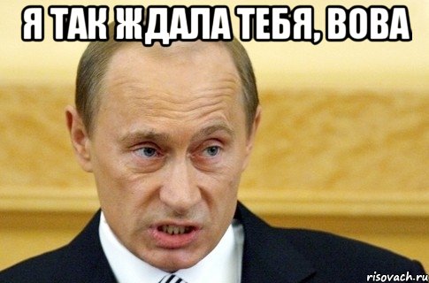 Я ТАК ЖДАЛА ТЕБЯ, ВОВА , Мем путин