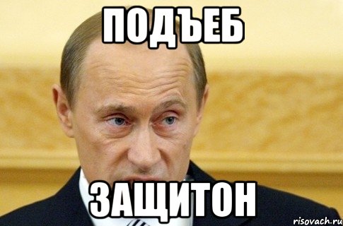 подъеб защитон, Мем путин