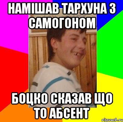 намішав тархуна з самогоном боцко сказав що то абсент