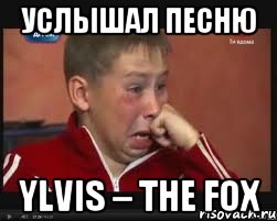 услышал песню Ylvis – The Fox, Мем  Сашок Фокин