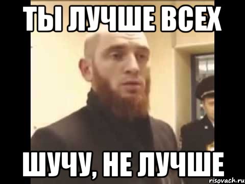 Ты лучше всех шучу, не лучше, Мем Шучу