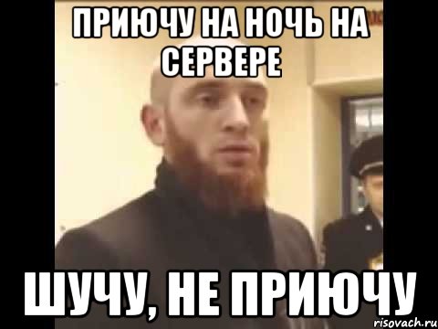 ПРИЮЧУ НА НОЧЬ НА СЕРВЕРЕ ШУЧУ, НЕ ПРИЮЧУ, Мем Шучу