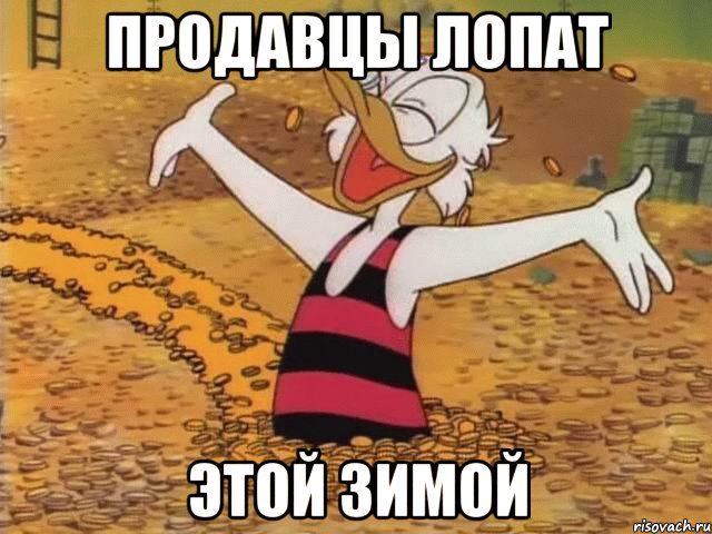 продавцы лопат этой зимой