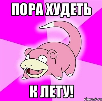 Пора худеть к лету!, Мем слоупок
