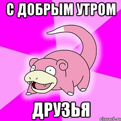 С добрым утром Друзья, Мем слоупок