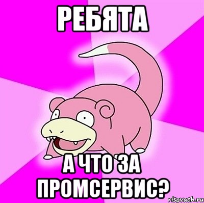 ребята а что за промсервис?