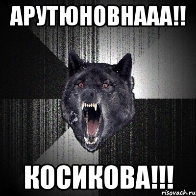 АРУТЮНОВНААА!! КОСИКОВА!!!, Мем Сумасшедший волк