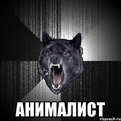  Анималист, Мем Сумасшедший волк