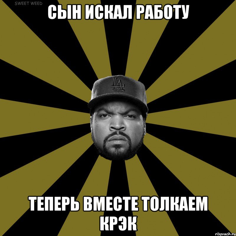 Сын искал работу Теперь вместе толкаем крэк