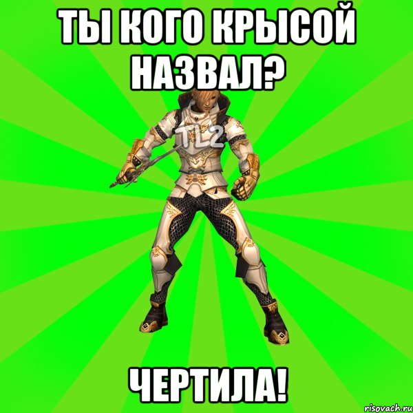 ты кого крысой назвал? чертила!