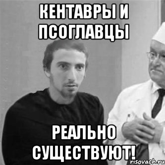Кентавры и псоглавцы Реально существуют!, Мем Типичный уринополит