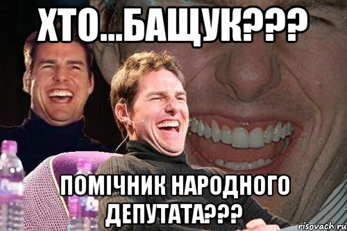 Хто...Бащук??? Помічник народного депутата???, Мем том круз