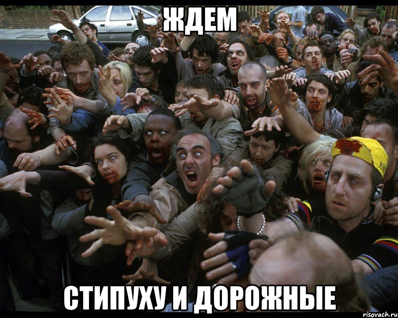 Ждем стипуху и дорожные