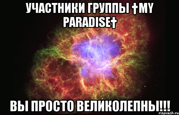 Участники группы †My paradise† Вы просто ВЕЛИКОЛЕПНЫ!!!, Мем Туманность