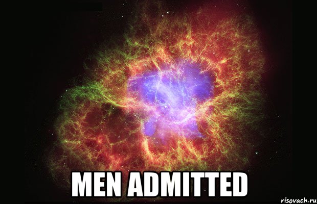  men admitted, Мем Туманность