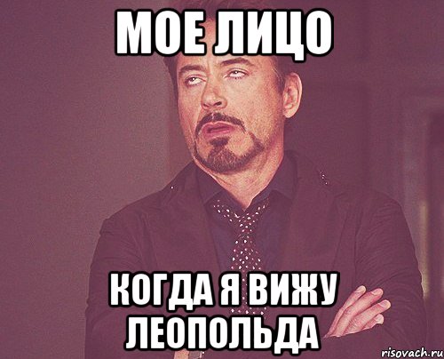 мое лицо когда я вижу леопольда, Мем твое выражение лица