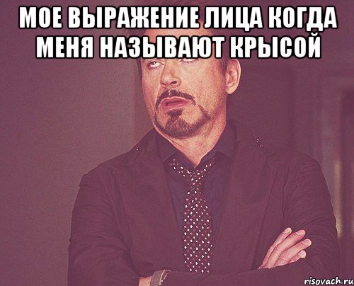 Мое выражение лица когда меня называют крысой , Мем твое выражение лица