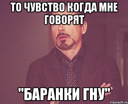 то чувство когда мне говорят "баранки гну", Мем твое выражение лица