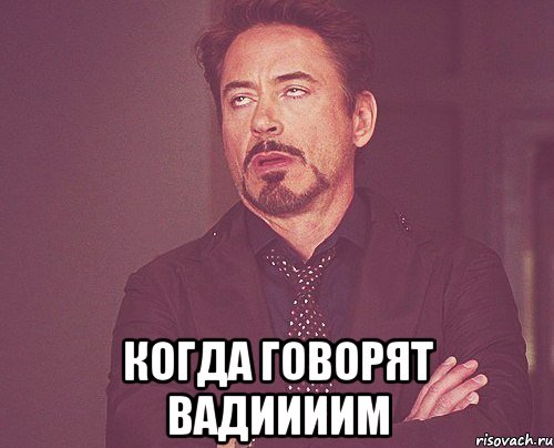  Когда говорят вадиииим, Мем твое выражение лица