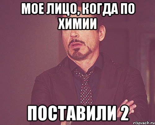 Мое лицо, когда по химии Поставили 2, Мем твое выражение лица