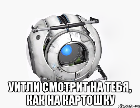  Уитли смотрит на тебя, как на картошку