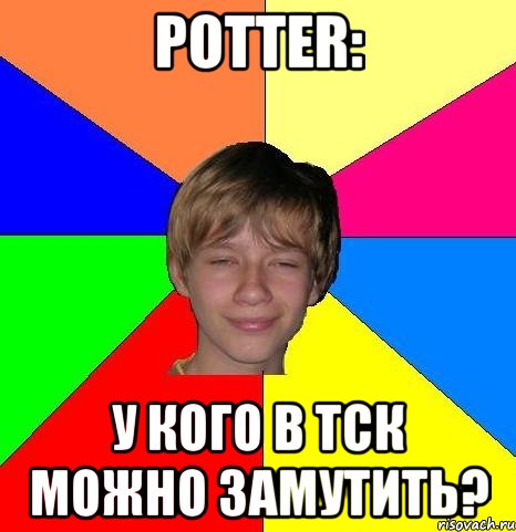 Potter: у кого в ТСК можно замутить?, Мем Укуренный школьник