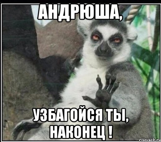 АНДРЮША, УЗБАГОЙСЯ ТЫ, НАКОНЕЦ !, Мем Все будет збагойно