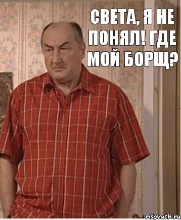 света, я не понял! где мой борщ?, Комикс Николай Петрович Воронин