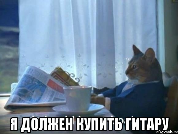  Я должен купить гитару