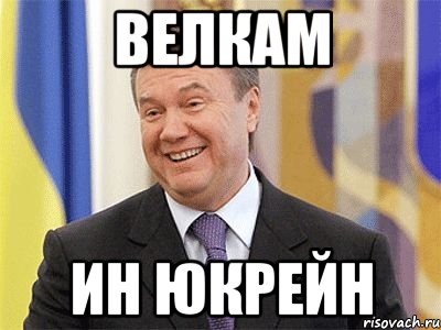 ВЕЛКАМ ИН ЮКРЕЙН, Мем Янукович