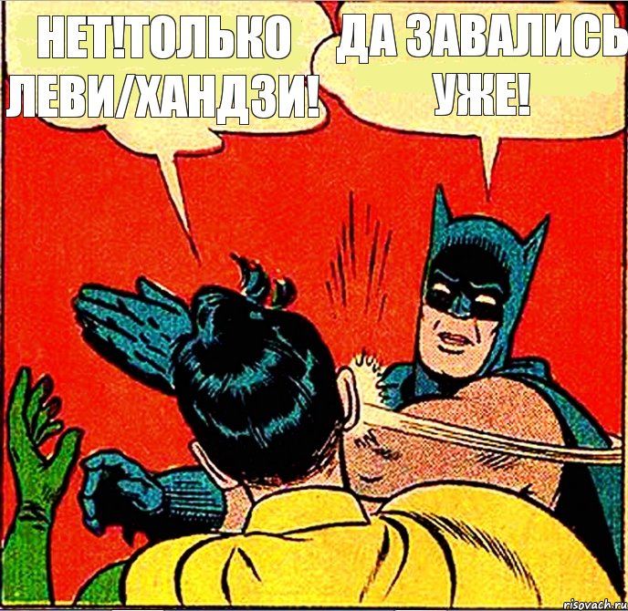 Нет!Только Леви/Хандзи! Да завались уже!