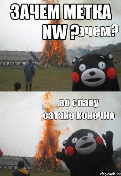 Зачем метка NW ? 
