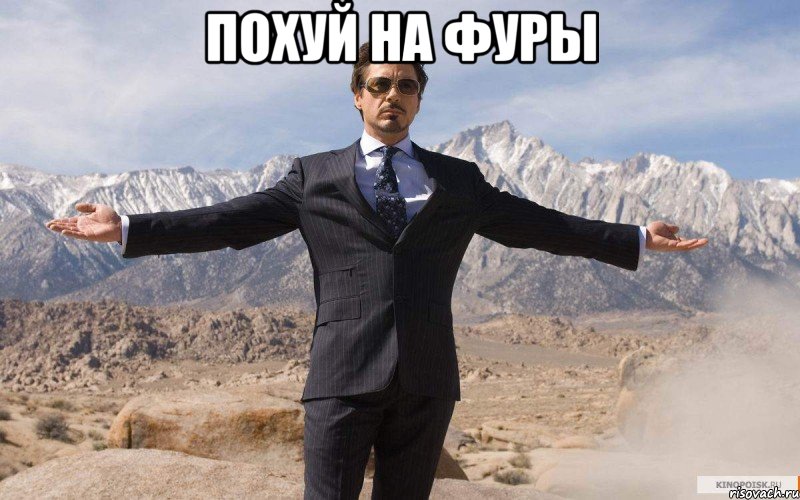 Похуй на фуры , Мем железный человек