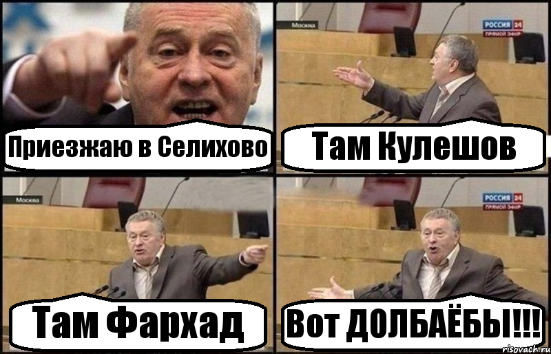 Приезжаю в Селихово Там Кулешов Там Фархад Вот ДОЛБАЁБЫ!!!, Комикс Жириновский