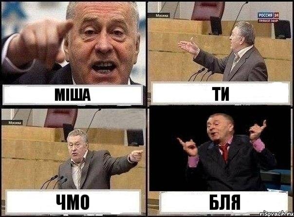 МІША ТИ ЧМО БЛЯ, Комикс Жириновский клоуничает