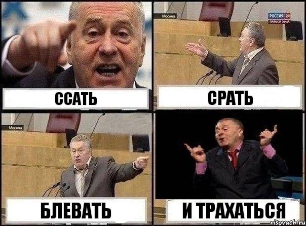 ССать Срать блевать И Трахаться, Комикс Жириновский клоуничает