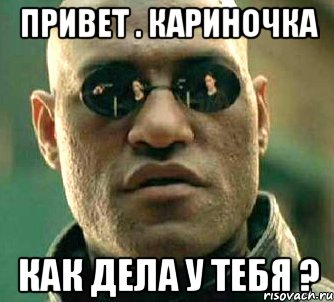 Привет . Кариночка Как дела у тебя ?, Мем  а что если я скажу тебе