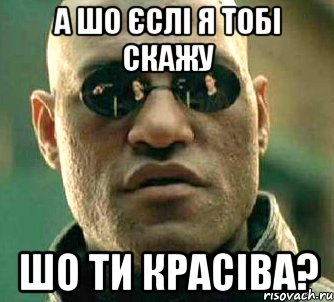 а шо єслі я тобі скажу шо ти красіва?, Мем  а что если я скажу тебе