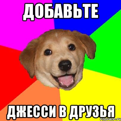 Добавьте Джесси в друзья, Мем Advice Dog