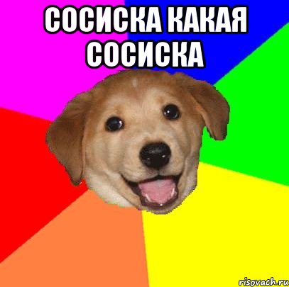 сосиска какая сосиска , Мем Advice Dog