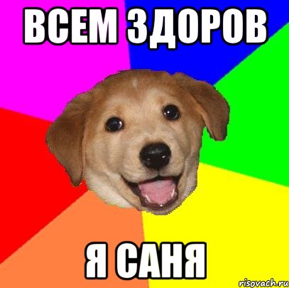 всем здоров я саня, Мем Advice Dog