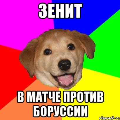 Зенит в матче против Боруссии, Мем Advice Dog