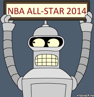 NBA All-Star 2014, Комикс Бендер с плакатом