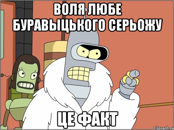 воля любе буравыцького серьожу це факт, Мем Бендер